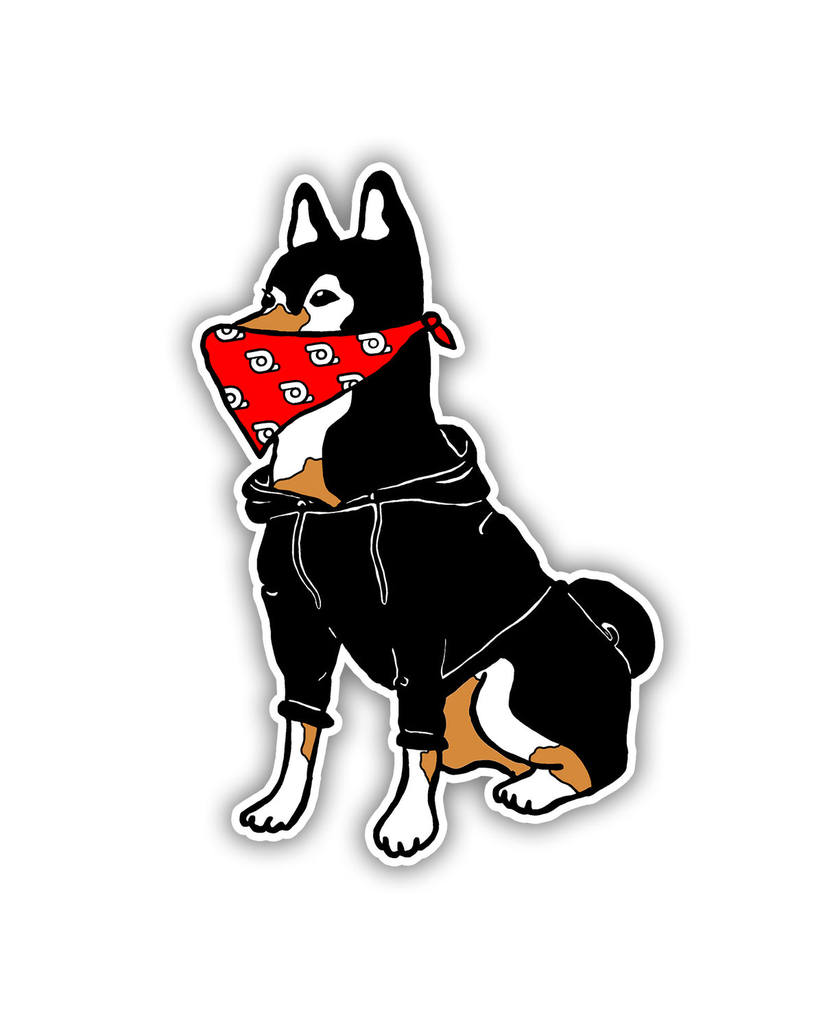 Sitting Bandit Vinyl Sticker